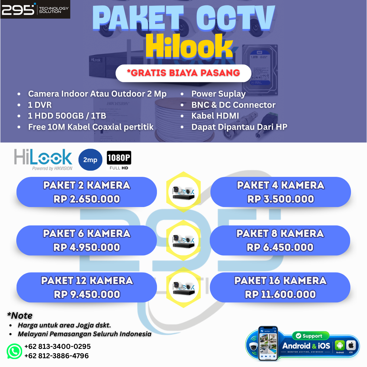 Paket CCTV Hilook 2 MP