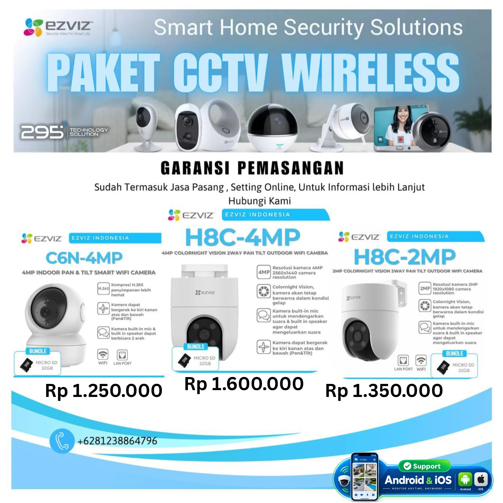 Paket CCTV Wireless Ezviz